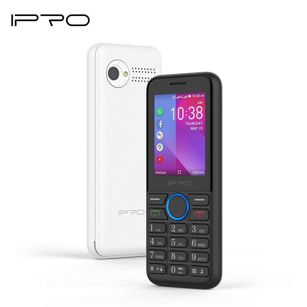 IPRO K2 2.4 Inch Quad Core Multi-language 4G Feature Keypad Mobile Smart KaiOS Phone with Whatsapp and GPS
